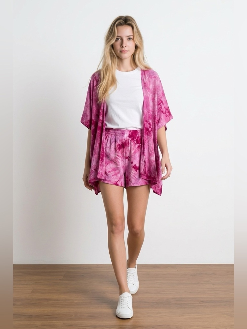 Pink Tie-Dye Swim Coverup | Size XS